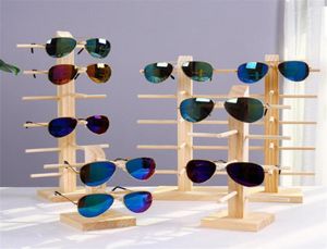 Moda güneş gözlükleri çerçeveler glasses ekran standı el yapımı ahşap raf raf gösterisi gözlüklü tutucu ahşap sayacı ev alışveriş merkezi gözlükleri7215579