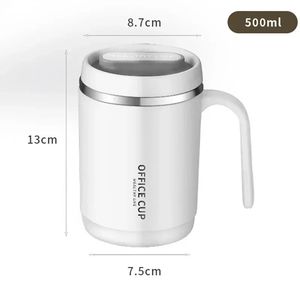 Liner PP Travel Cup Tumbler Coffee Drinking for Handle With Straw Mug Lids Insulated Termos 240117