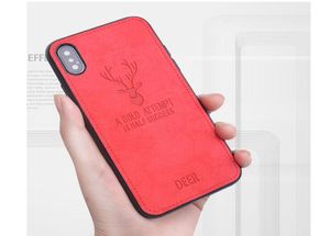 Custodia per cellulare originale in cervo di stoffa per iPhone XS MAX XR X 7 8 Plus Cover per iPhone 6s Plus Custodie morbide antiurto posteriori Nuova vendita Co5868846