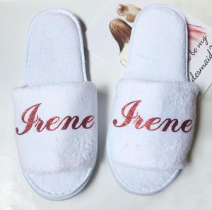 Personalized Wedding Slippers Bridesmaid gifts Bride Hen Night Bachelorette party gift 1 pairs lot 5053928