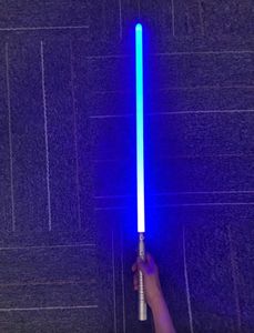 75 cm Lichtschwert RGB 7 Farben ändern Metallgriff Laserschwert Schweres Duell Sound Licht Kollisionsverfärbung Cosplay Requisiten 220613556139