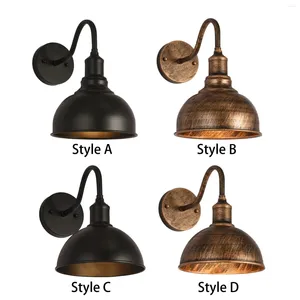 Wall Lamps Industrial Sconce Lamp E27 Metal Rustic Decorative Vintage Light For Kitchen Home Hallway Bathroom Decoration