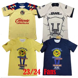 UNAM Soccer Jerseys 23 24 Mexikansk fotbollsklubb UNAM -fans Tredje lejon O.ISLAS 2024J.I.DINENNO MAMPIONS Redition Jersey Men Pass