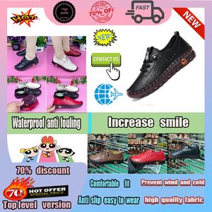 Designer casual plataforma sapatos femininos de meia idade para mulheres homem couro macio verdadeiro base macia de vaca sola plana confortável super macia antiderrapante resistente ao desgaste