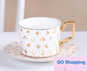 Классическая керамическая кофейная чашка в марокканском стиле, набор кофейных чашек и блюдца в европейском стиле, домашняя чайная чашка