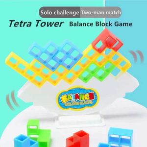 Sortowanie gniazdowania Łobody Tetra Tetris Tower Jeu Balans Game Bilans dorośli 16 32 48 PCS Układanie łamigłówek Bloków budowlanych Bloki Fun Kids Night Party 240118