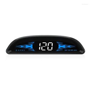 CAR VIDEO Digital HUD Speedometer Portable Monitor Universal GPS head Up Display med MPH Speed ​​Drop Delivery Automobiles Motorcyklar DHVL9