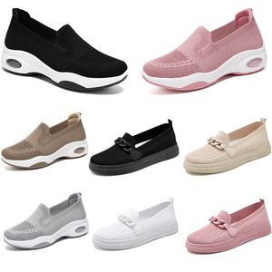 2024 inverno sapatos femininos caminhadas correndo macio casual sapatos planos versátil preto branco confortável formadores tamanho grande 36-41 gai