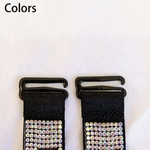 Strap sutiã strap bandjes strap destacável tira ajustável blingbling vs sutre sexy conjuntos de tira bras