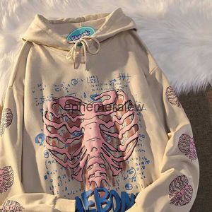 Herren Hoodies Sweatshirts Trainingsanzüge Übergröße Dick 2021 Frühlingsmode Damen Streetwear Outfits Y2K Freund Lose Unisex Chic Autumnephemeralew