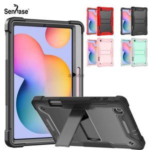 Capas para tablet PC Bolsas para Samsung Galaxy Tab S6 Lite 10,4 polegadas 2020 2022 SM-P615 SM-P619 Capa Kid Safe Silicon PC Híbrido Suporte à prova de choque Capa para tablet YQ240118