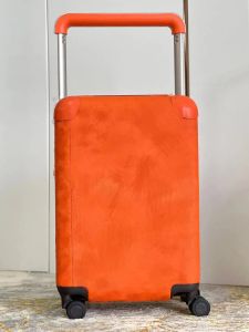 Mala de luxo de alta qualidade Bagagem de designer 55 Caixa de embarque Grande capacidade Cabine de bagagem Clássico Alfabeto Padrão de flores Viagens de negócios Sênior Pull Rod Univers
