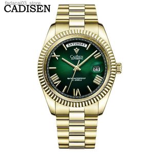 Other Watches CADISEN C8185 Sapphire Glass es Men Japan MIYOTA-8285 Movt Men's Mechanical Automatic Diver Clock Q240118