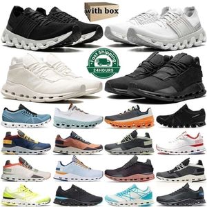 2024 NOWOŚĆ ONF BOX Women Mężczyźni Buty do biegania Clouds Monster Cloudnova Cloudmonter Designer Sneakers Black White Pink Cloudnovas Mens Womens Outdoor Spor