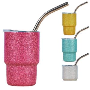 Vattenflaskor St Cup insat rostfritt stål Mini S tumbler med läcktät lock Matklass för reseleverans hem Garden Kitchen DHRXR