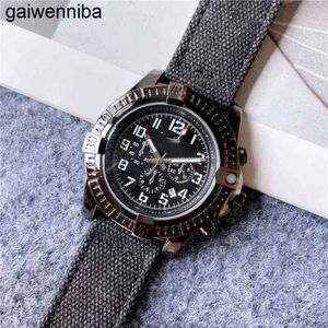 Breitlinx Fashion AAAAA Luxury Designer Chronograph Watches for Men Mechanics Trend Trend Wristwatch Fire Century Belt Fake Six Needle Men'sMW