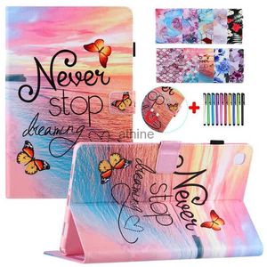 Tablet PC Cases Bags Print Shell For Samsung Tab A 10.1 Case 2019 SM-T515 SM-T510 Tablet Girls Funda For Galaxy Tab A 8 Cover Tab A 10 1 Case 2019 YQ240118