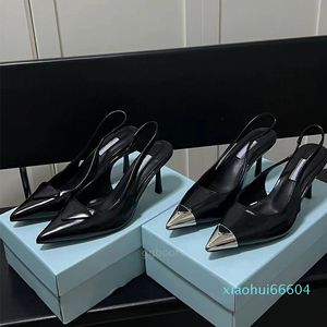 Sandalias Zapatos para mujer Slingback Bombas Calzado Señora Fiesta Boda Diseñador Zapatos Zapatos de vestir