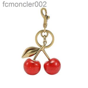 2023key Rings Bag Accessories Charm Handbag Pendant Coach Handbags Keychain Women's Exquisite Internet-famous Crystal Cherry Car High-grade NNTO