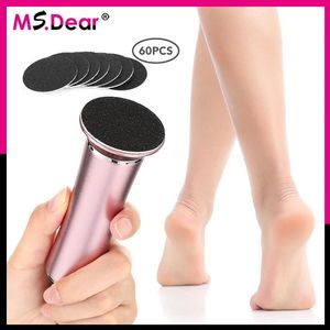 Files Ms.dear Electric Pedicure Peeler Tool Foot Care File Leg Heels Remove Dead Skin Callus Remover Feet Cleansing Grinder Sandpaper