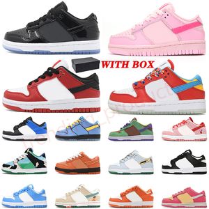 Designer Scarpe da corsa per bambini Travis Scottss Low Ragazzi Ragazze Classic Nero Bianco Grigio Sneakers Syracuse Triple Pink University Red Phillies Scarpe da ginnastica per bambini Taglia 35