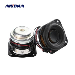 Hoparlörler Aiyima 2pcs 1.5 inç Tam Menzilli Ses Hoparlörü 4 Ohm 10W 40mm 16 Çekirdek Kauçuk Kenar Neodimyum Stereo Hoparlör Bluetooth DIY