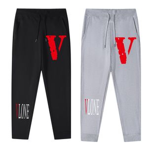 2024 in vendita moda pantaloni da uomo di alta qualità VLONE nuovi pantaloni larghi pantaloni classici da uomo e da donna moda casual tendenza peluche pantaloni sanitari semplici pantaloni casual in cotone