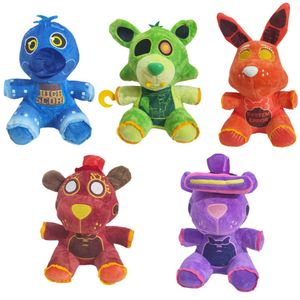 New 23CM FNAF Plush Toy Anime Games Peripheral Toys Red Purple Freddy Eighth Generation Stuffed Animals Kids Gift Toy