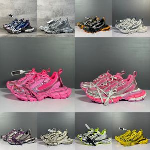 Designerschuhe Track 3.0 3XL Triple S 3.0 Luxus Top-Qualität für Männer und Frauen Sneakers Schwarz Weiß Grün Rosa Dunkelblau Cool Grey Cement Beige Rainbow Shadow Größe 35-46