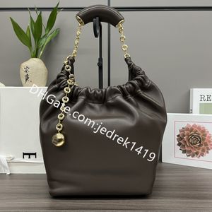 Stilista Borsa da spremere Borsa da donna di lusso 10A Catena di pelle di pecora Nappa di alta qualità hobo Borsa sotto le ascelle in vera pelle Catene Borsa a tracolla casual Shopping bag