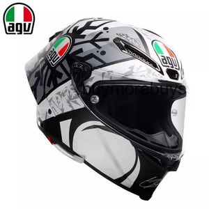 Full Face Open Italy Agv Pista Gp Rr Motorcycle Helmet Rossi Carbon Fiber Helmet Th Anniversary CF89