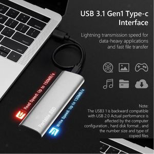 Usb flash drives 1tb portátil de alta velocidade móvel unidade de estado sólido 500gb ssd armazenamento externo rígido decide para laptop 2023 nova gota del dh9uu