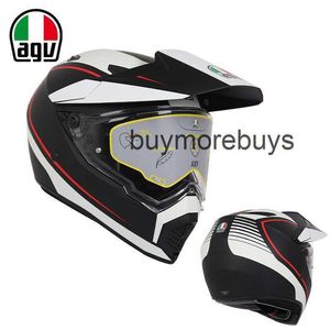 Capacete de motocicleta Agv aberto de rosto inteiro, machado de fibra de carbono, inverno, cobertura completa, capacete de rally off-road, capacete de corrida de motocicleta, homens e mulheres, CBNK