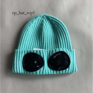 Cp Hat Designer Two Lens Glasses Goggles Beanies Men Cp Knitted Hats Skull Caps Outdoor Women Inevitable Winter Beanie Black Grey Bonnet 6969