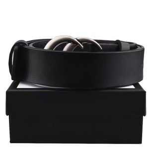 Designer Belt Fashion Buckle äkta läderbältesbredd 4.0 cm Tyst kvinnor Mens Gbelt Casual Letter Smidig Buckle Belt bredd Högkvalitet med låda