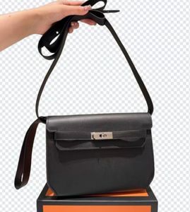 Frauen klassische Umschlagbeutel Handtaschen Mode Shopping Satchels Umhängetaschen echte Leder Crossbody Messenger Bags Totes Totes Luxus Designer -Geldbörse Schwarz Brieftasche