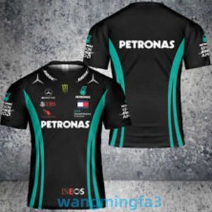 2024 Novo Modelo Camisetas Designer F1 T-shirt Club Team Uniforme de Manga Curta Masculino e Feminino Racing Spectator Fans Shirt