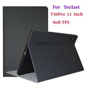 Teclast T50 Pro Leather Protection Case Case Case Case Teclast T50 Pro 11 인치 태블릿 PC + 스타일러스 펜 YQ240118 용 태블릿 PC 케이스 케이스.