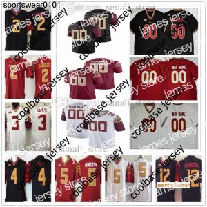 Nuova Florida NCAA College State 2 Maglie Deion Sanders 3 Derwin James 4 Dalvin Cook 5 Jameis Winston 12 Deondre Francois 5 Tamorrion Terry 8