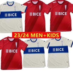 2024 25 Chile Universidade Católica Jerseys de futebol Home Away Third Ootball Camisas ZAMPEDRI 9 SAAVEDRA 8 FUENZALIDA 19 PUCH 10 Chile Univ Catolica Homens Crianças Jersey