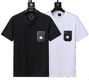 Designer masculino camiseta preto marca clássica letras 100% algodão respirável rugas resistente moda masculina e feminina casual rua 3xl