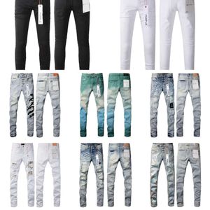 Sp5der moletom com capuz masculino marca roxa cintura baixa skinny jeans branco destruir bolso vintage estiramento jeans de algodão