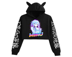 Moletons femininos com capuz O Quinttial Quintuplets Hoodie Nakano Miku Casual Street Style Moletom Feminino Top Kawaii Bonito E1527454