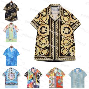 Casual Shirts Mens Button Shirts Tops Designer Hawaii Floral Polos Clothing Loose Short Sleeve Shirts