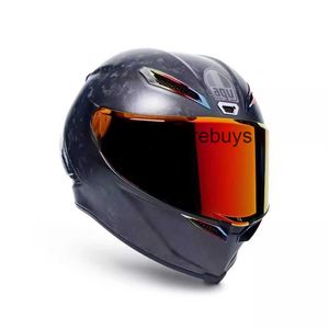 Full Face Open Italy Agv Pista GP RR Motorcykelhjälm Rossi Carbon Fiber Helmet Th Anniversary WW2P