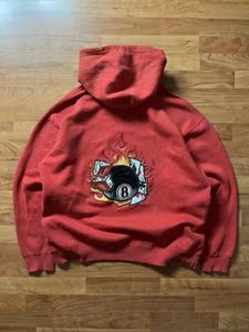 JNCO Hoodie Y2K Moletom Hip Hop Retro RARE JNCO Ball Flame Hoodie Homens Mulheres Oversized Pulôver Moletom Com Capuz Roupas 240117