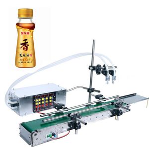 Automatische Desktop-Lösungsmittel-Saft-Kosmetik-ätherische Öle, Wasser-Tinte-Flüssigkeits-Flaschenfüller-Förderband-Füllmaschinen