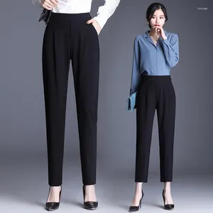 Pantaloni da donna M-6XL Abito alla moda Allentato Primavera Autunno Casual Professionale Lady Pant Slim Matita Madre Pantaloni