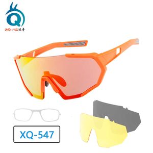 New blockbuster colorful and fashionable cycling interchangeable set for men women's outdoor sports goggles polarized glasses