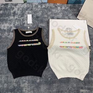 Colored Diamond Camisole Womens Summer Breathable Tank Tops Designer Sleeveless Base Shirt Leotard Women